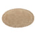 J-line - Tapijt Rond+franjes Donker Beige - 150x150x2cm