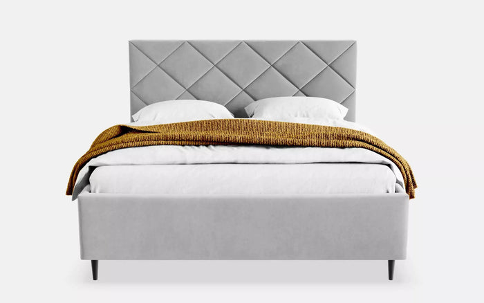 by fonQ Beau Tweepersoonsbed 180 x 200 cm - Lichtgrijs