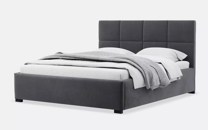 by fonQ Velvix Tweepersoonsbed 180 x 200 cm - Grijs