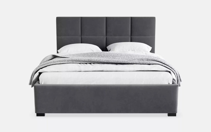 by fonQ Velvix Tweepersoonsbed 180 x 200 cm - Grijs