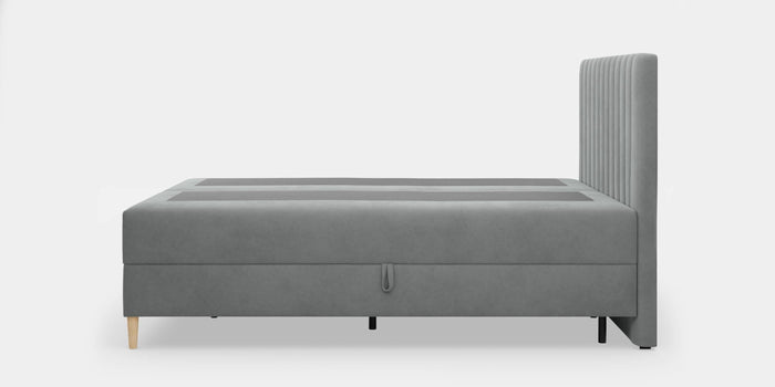 by fonQ Pazara Boxspring met Opbergruimte 180 x 200 cm - Grijs / Naturel