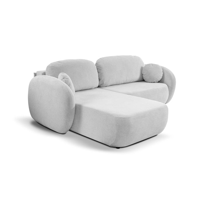 by fonQ Orin Hoekbank Links met Slaapfunctie - Chenille - Beige