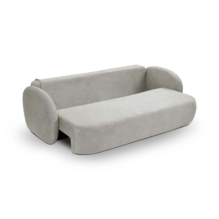 by fonQ Orin 3-zitsbank met Slaapfunctie - Chenille - Grijs