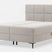 by fonQ Novae Boxspring met Opbergruimte 180 x 200 cm - Beige / Zwart