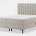 by fonQ Pazara Boxspring met Opbergruimte 160 x 200 cm - Beige / Zwart
