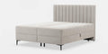 by fonQ Pazara Boxspring met Opbergruimte 160 x 200 cm - Beige / Zwart
