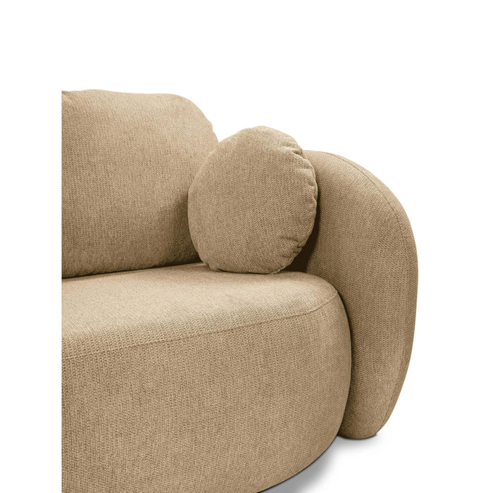 by fonQ Orin 3-zitsbank met Slaapfunctie - Chenille - Bruin