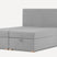 by fonQ Ora Boxspring met Relaxfunctie 180 x 200 cm - Grijs