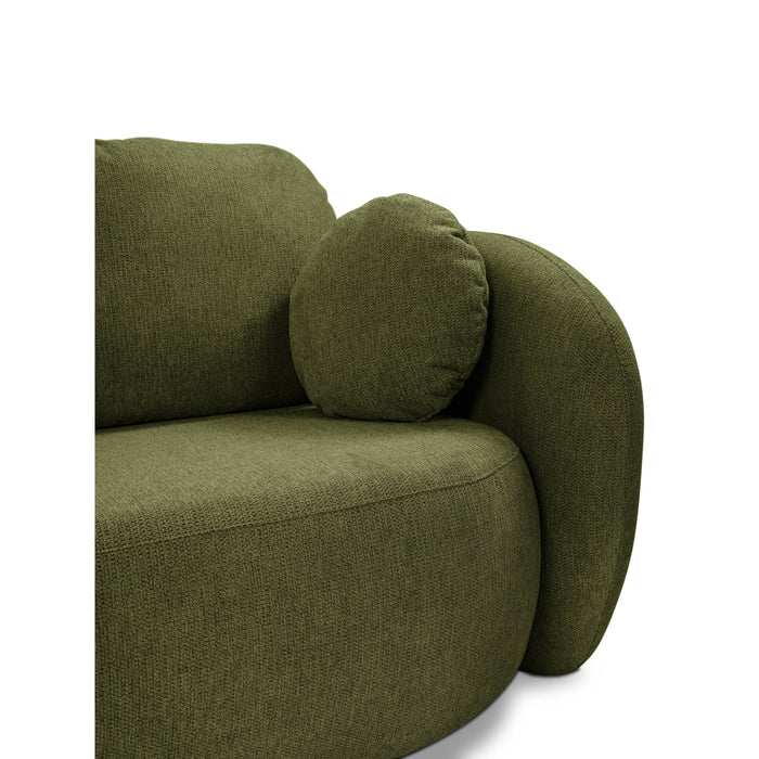 by fonQ Orin 3-zitsbank met Slaapfunctie - Chenille - Groen