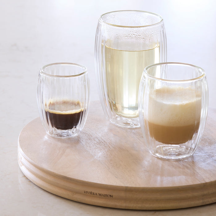 Riviera Maison Dubbelwandig Espressoglas - Double Wall - glas - 120 ml