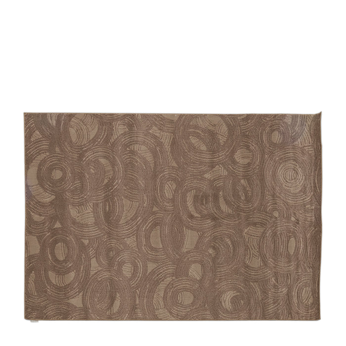 Rivièra Maison - Vloerkleed Delfina in Taupe van 100% Decolan 290x200 cm