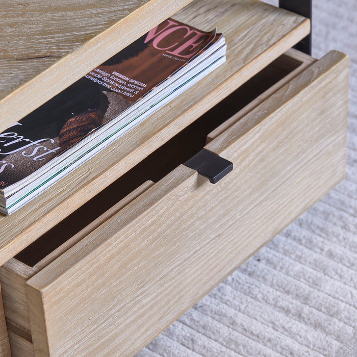 Rivièra Maison Riviera Maison Milan Coffee Table Parquet, 90x90 cm