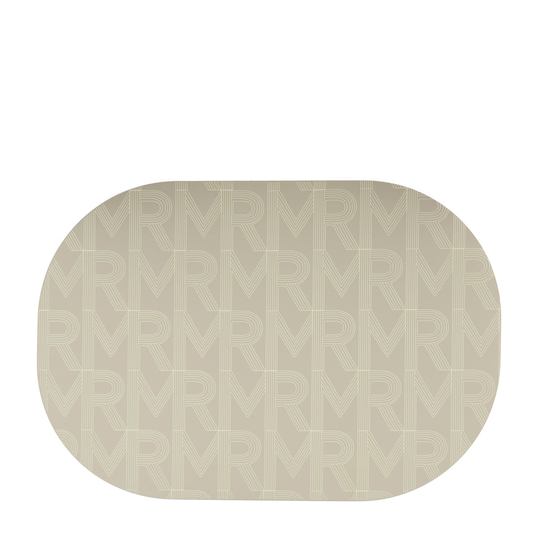 Riviera Maison Placemat Beige - RM Branding - Mdf (LxBxH) 45x31x0.5