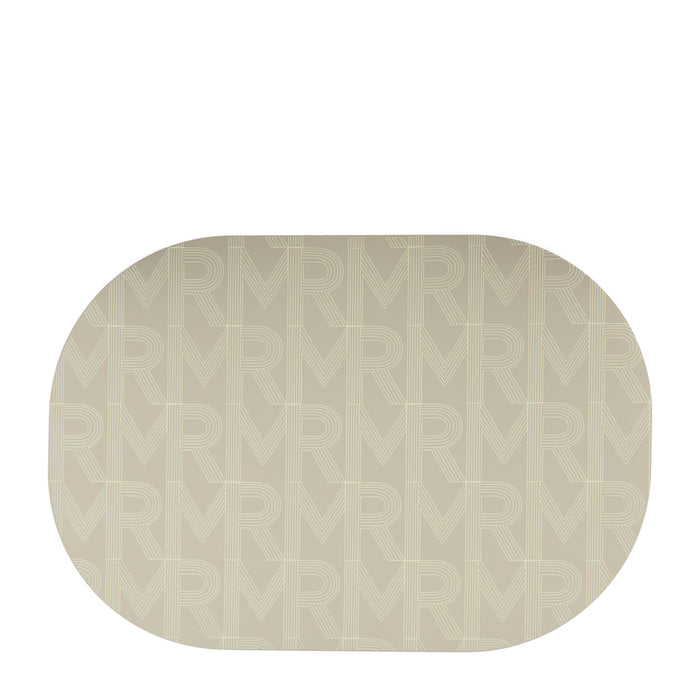Riviera Maison Placemat Beige - RM Branding - Mdf (LxBxH) 45x31x0.5