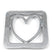 Riviera Maison Pannenonderzetter Zilver - Lovely Heart - Aluminium