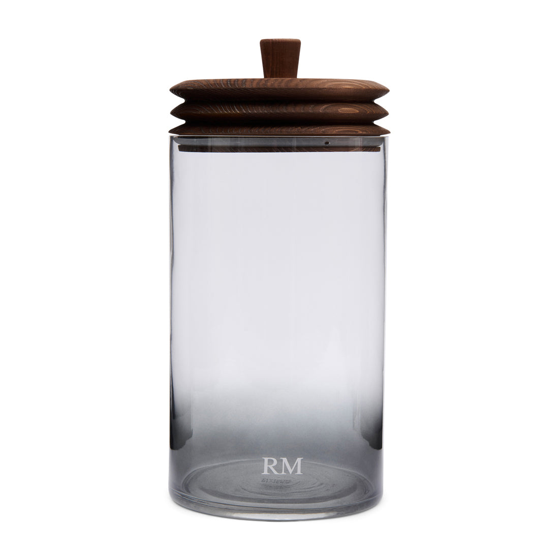 Riviera Maison Voorraadpot Transparant - RM Harmonica - Glas, Hout