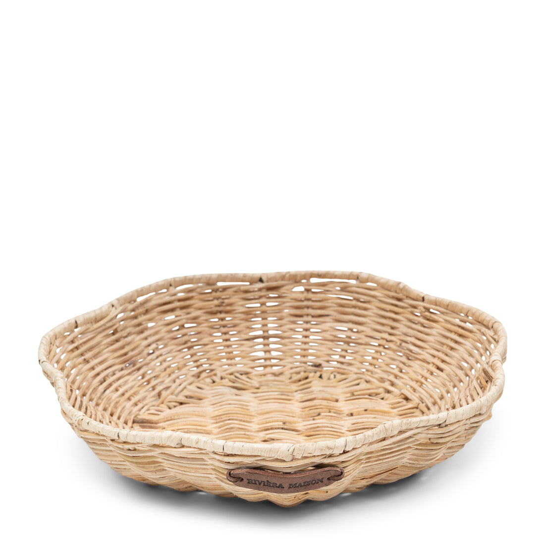 Riviera Maison Schaal Naturel - Benoa - Rattan (ØxH) 27.5x6