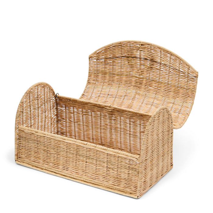 Riviera Maison Broodmand met Deksel Naturel - Benoa - Rattan