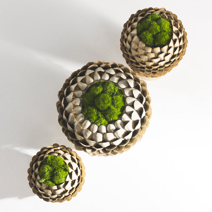 Riviera Maison Vaas Groen - Artichoke - Keramiek (ØxH) 23.5x27