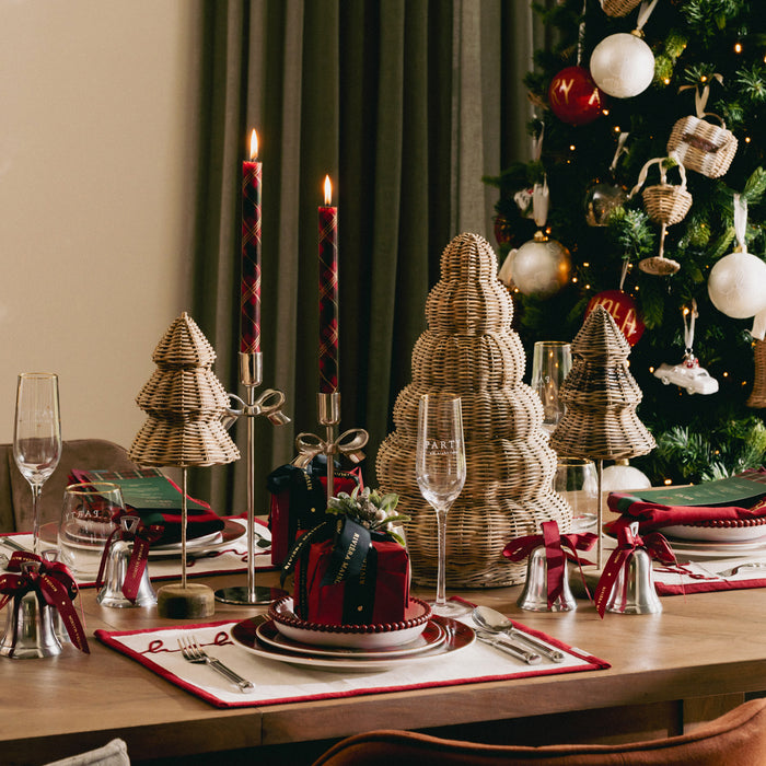 Riviera Maison Kaarsenhouder Zilver - Classic Bow - Aluminium