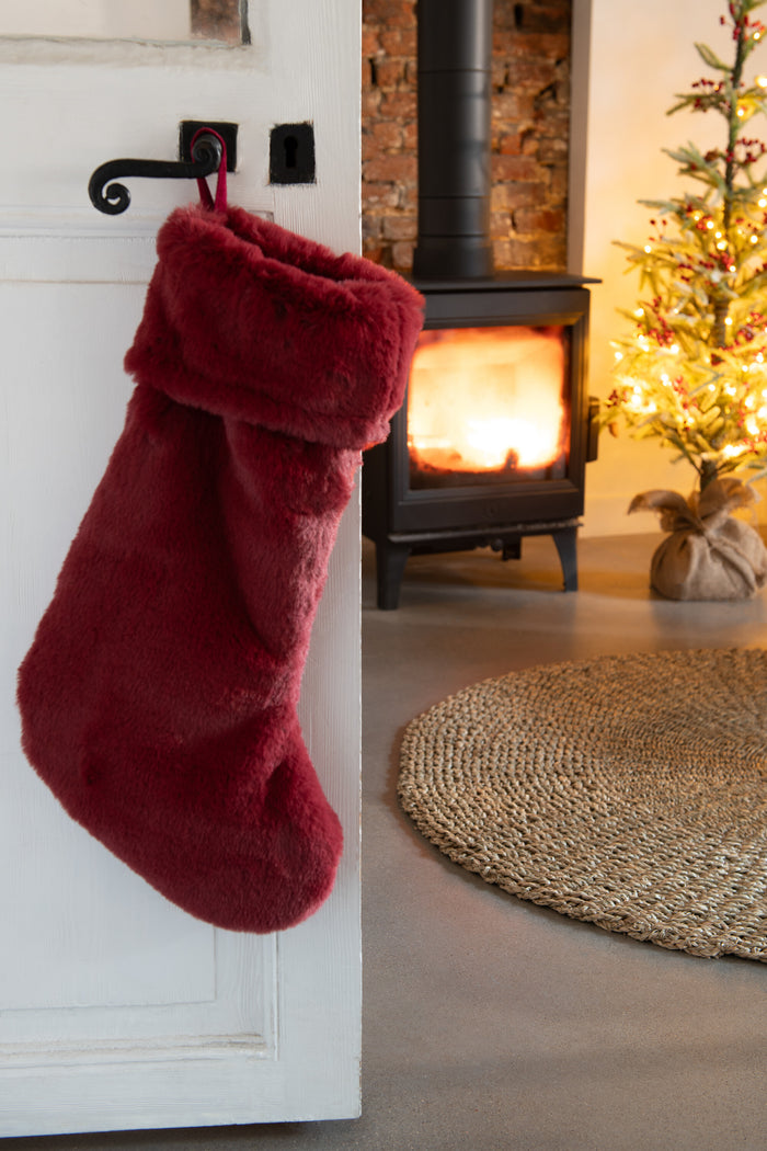 J-Line hanger Sok Cutie - polyester - bordeaux