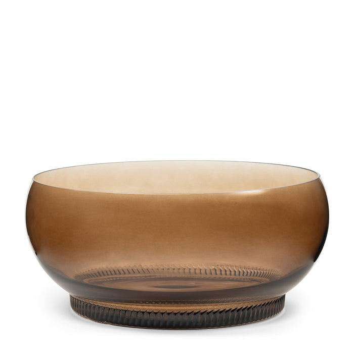 Riviera Maison Fruitschaal Bruin - Sardis - Glas (ØxH) 32x14.5