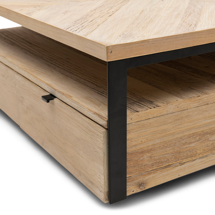 Rivièra Maison Riviera Maison Milan Coffee Table Parquet, 90x90 cm