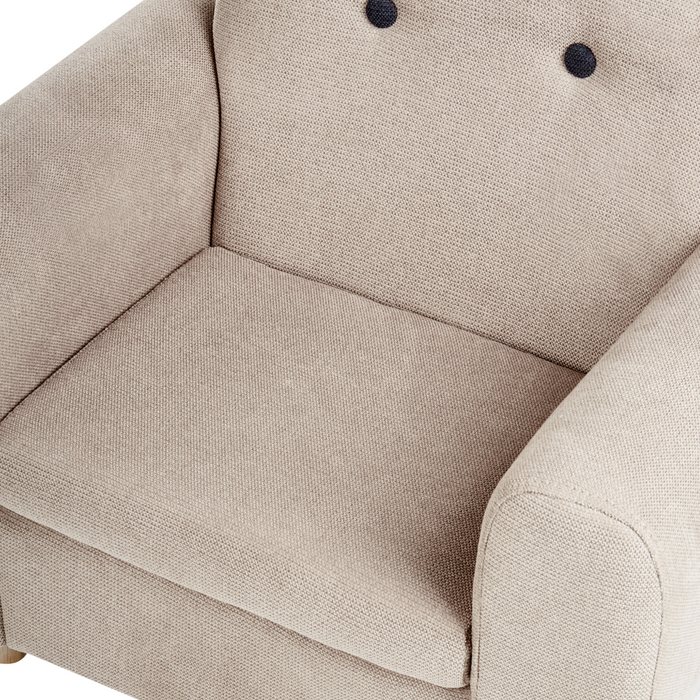 Beliani - MARIBO - Kinderfauteuil - Beige - Stof