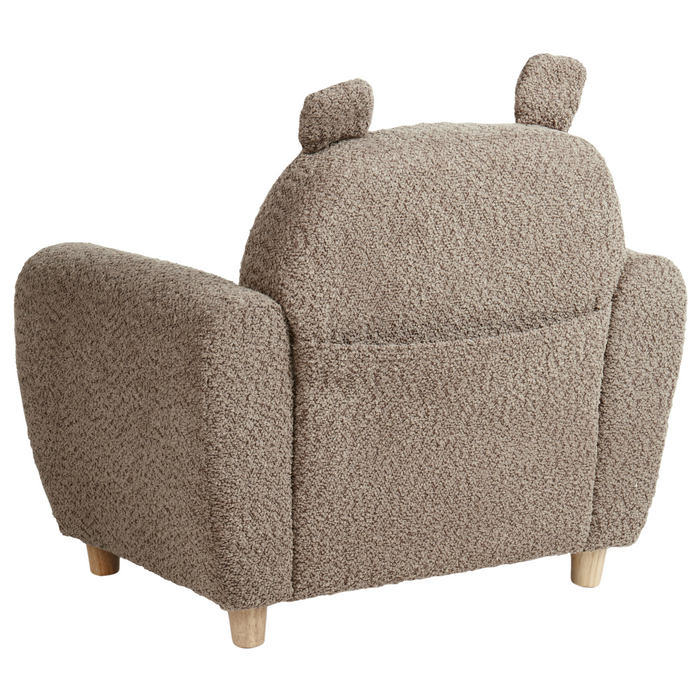 Beliani - MARIBO - Kinderfauteuil - Bruin - Bouclé