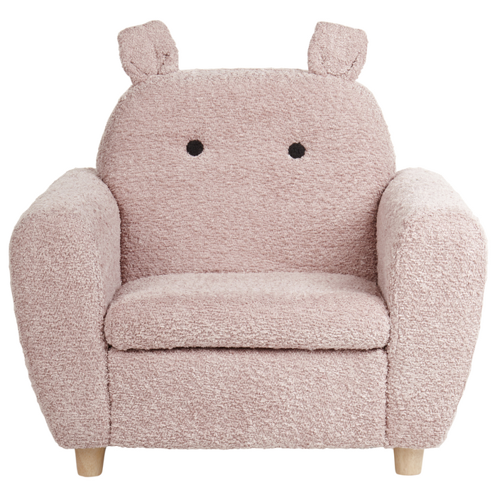 Beliani - MARIBO - Kinderfauteuil - Roze - Bouclé