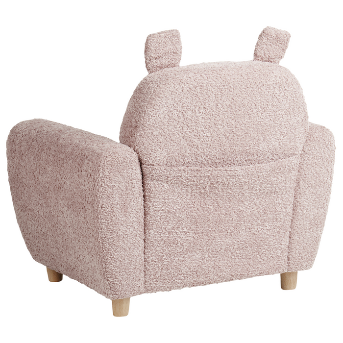 Beliani - MARIBO - Kinderfauteuil - Roze - Bouclé
