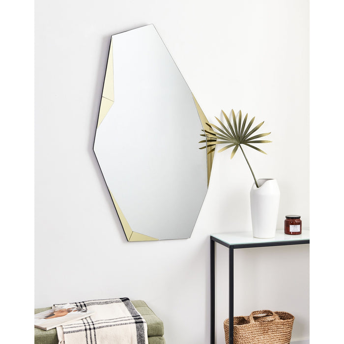 Beliani - ARGUEL - Wandspiegel - Goud - 68 x 120 cm - Glas