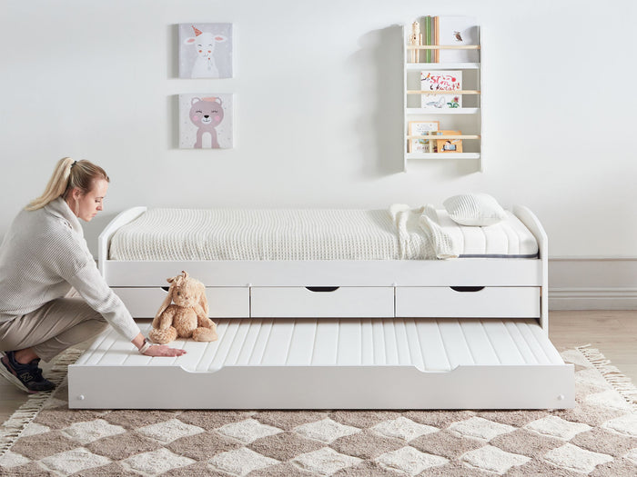 Beliani - PRECIOUS - Schuimmatras - Wit - 90 x 200 cm - Polyester