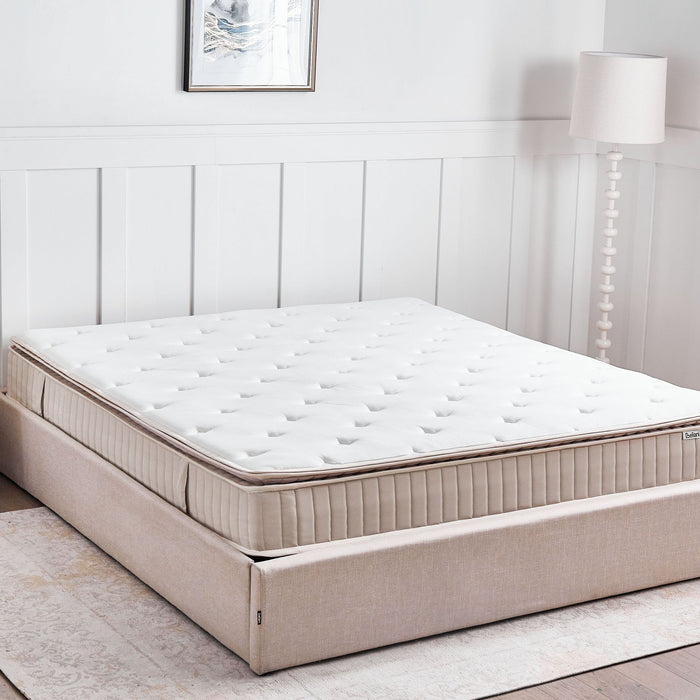 Beliani-DAYDREAM-Pocketveringmatras medium-Wit-180 x 200 cm-Polyester