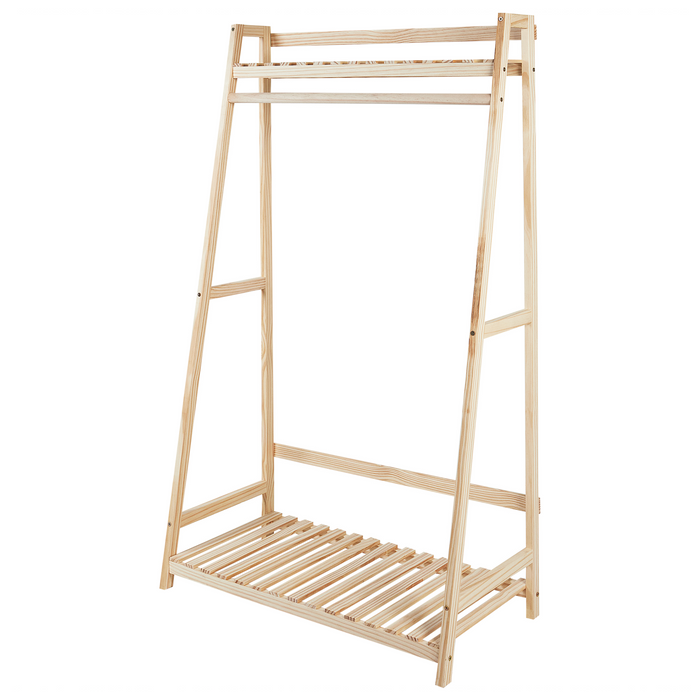 Beliani - BAKER - Kapstok - Lichtbruin - Bamboehout