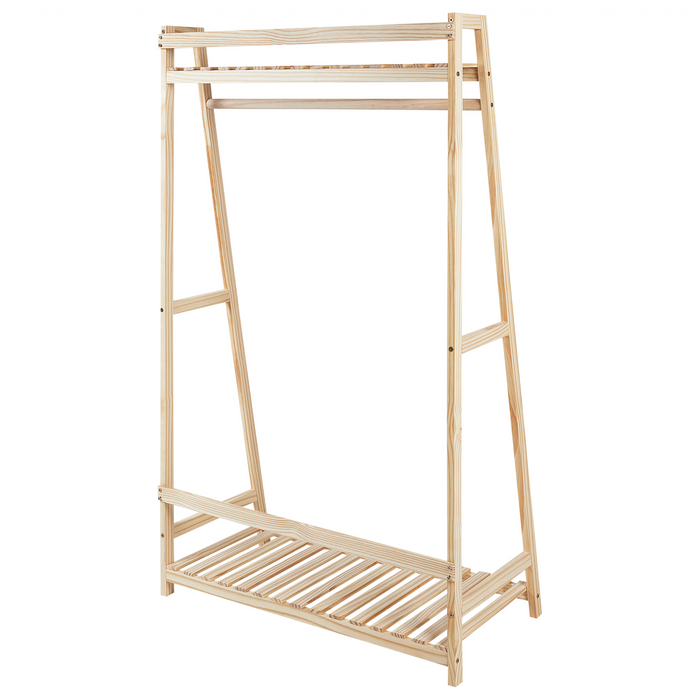 Beliani - BAKER - Kapstok - Lichtbruin - Bamboehout