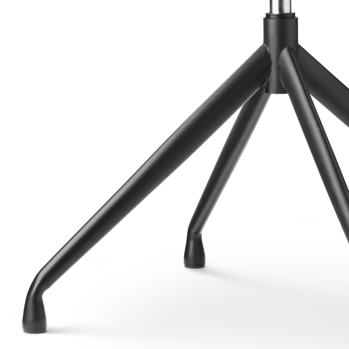 Nolon Nola-Pip Draaibare Eetkamerstoelen Zwart - Zwart Onderstel - 2x