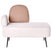 Beliani - ARCEY - Chaise longue - Lichtbeige - Linkszijdig - Stof