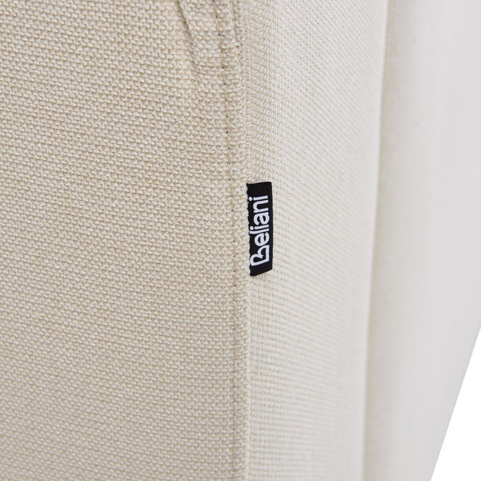 Beliani - KOHLO - Hoekbank - Lichtbeige - Rechtszijdig - Stof