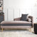 Beliani - GONESSE - Chaise longue - Taupe - Rechtszijdig - Fluweel
