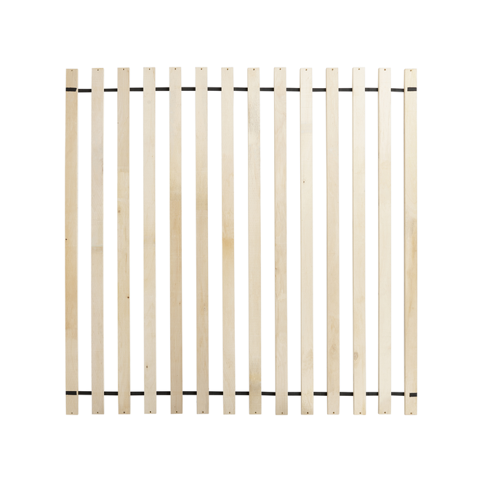 Beliani - VINAY - Tweepersoonsbed - Taupe - 180 x 200 cm - Corduroy