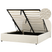 Beliani-QUILLIEN-Bed met opbergruimte-Lichtbeige-140 x 200 cm-Bouclé