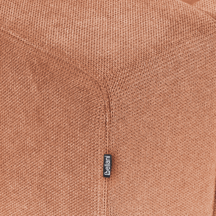 Beliani-LOFOTEN-Hoekbank 3-zits-Lichtrood-Rechtszijdig-Polyester