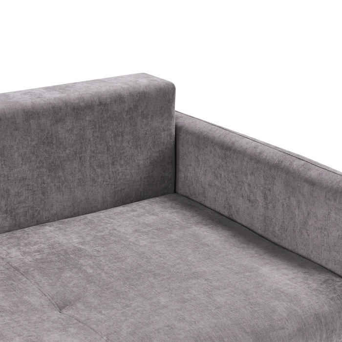 Beliani - HOLSEN - Driezitsbank - Taupe - Stof