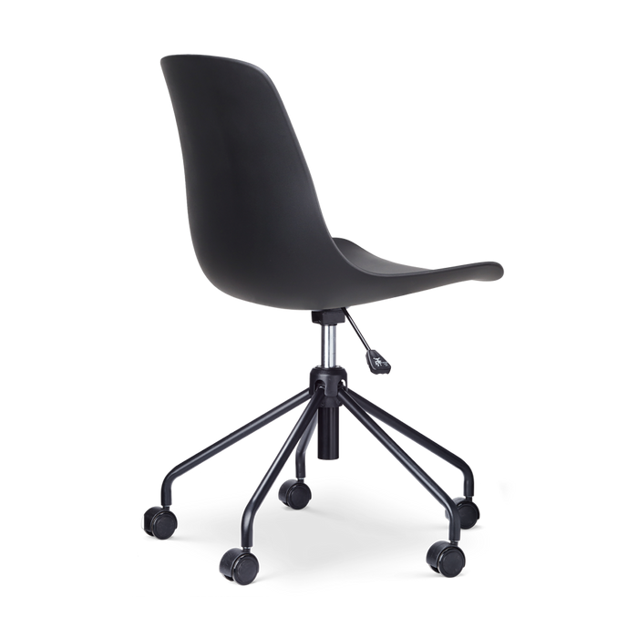 Nolon Nout-Pip Bureaustoelen Set van 2 - Zwart - Zwart Onderstel