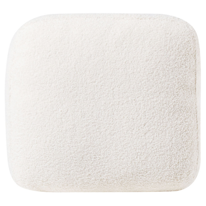 Beliani - OSLO - Hoekbank - Wit - Linkerzijde - Bouclé