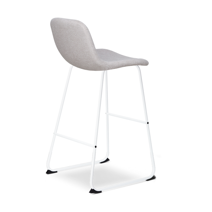 Nolon Nino-Mats Barkrukken Set van 2 - Beige - Wit - 75 cm