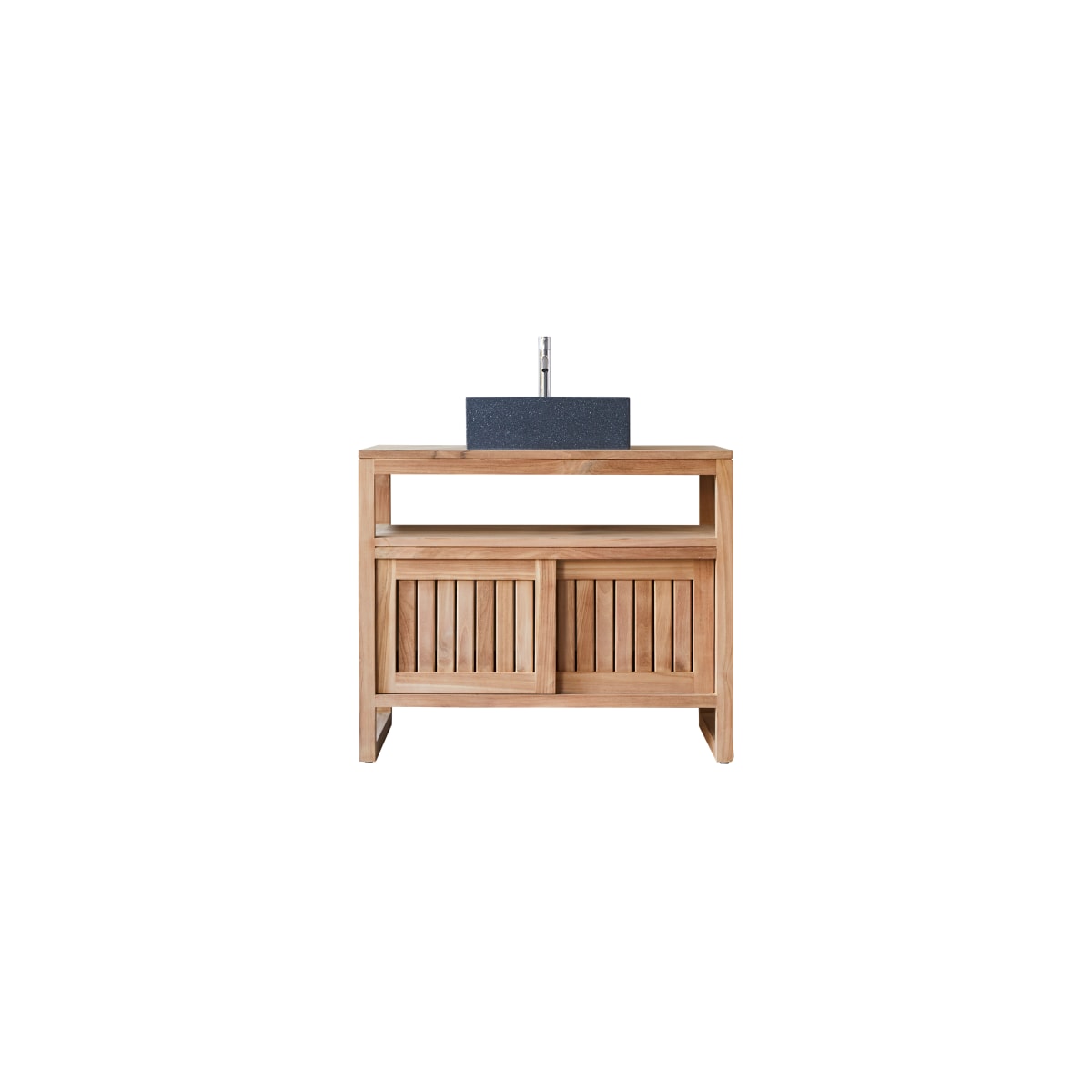 Tikamoon - Colonial - Badmeubel in massief teak 90 cm