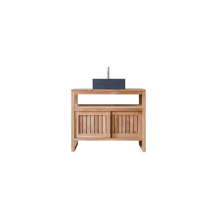 Tikamoon - Colonial - Badmeubel in massief teak 90 cm