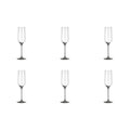 Royal Leerdam Carré Champagneglas 22 cl - 6 stuks